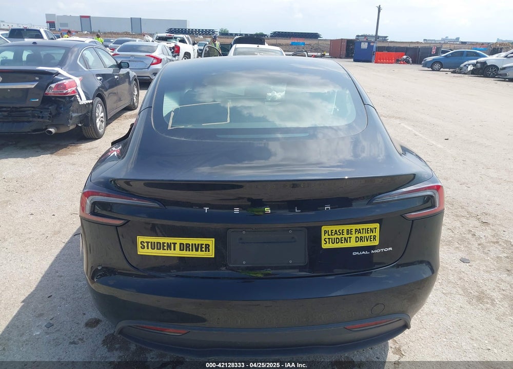 2025 TESLA MODEL 3 LONG RANGE ALL-WHEEL DRIVE VIN: 5YJ3E1EB0SF919659