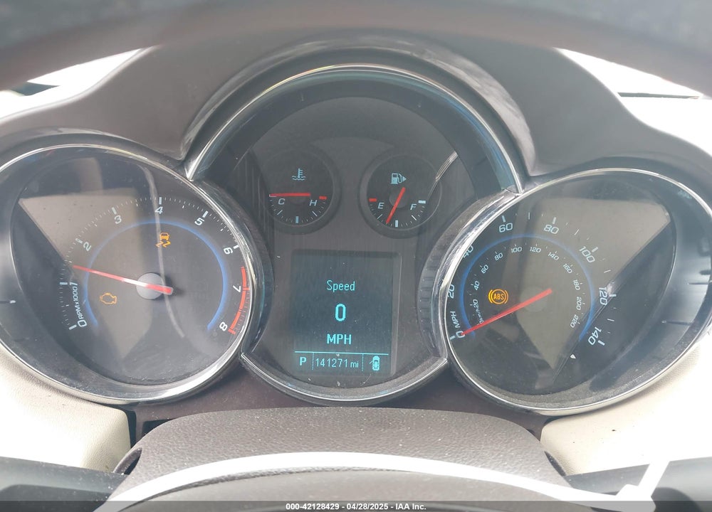 2012 CHEVROLET CRUZE VIN: 1G1PH5SC7C7261397