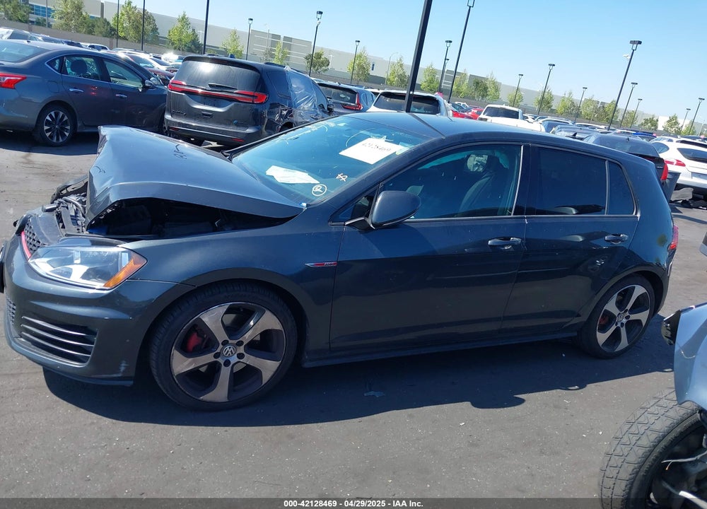2017 VOLKSWAGEN GOLF GTI AUTOBAHN 4-DOOR/S 4-DOOR/SE 4-DOOR/SPORT 4-DOOR VIN: 3VW4T7AU8HM062268