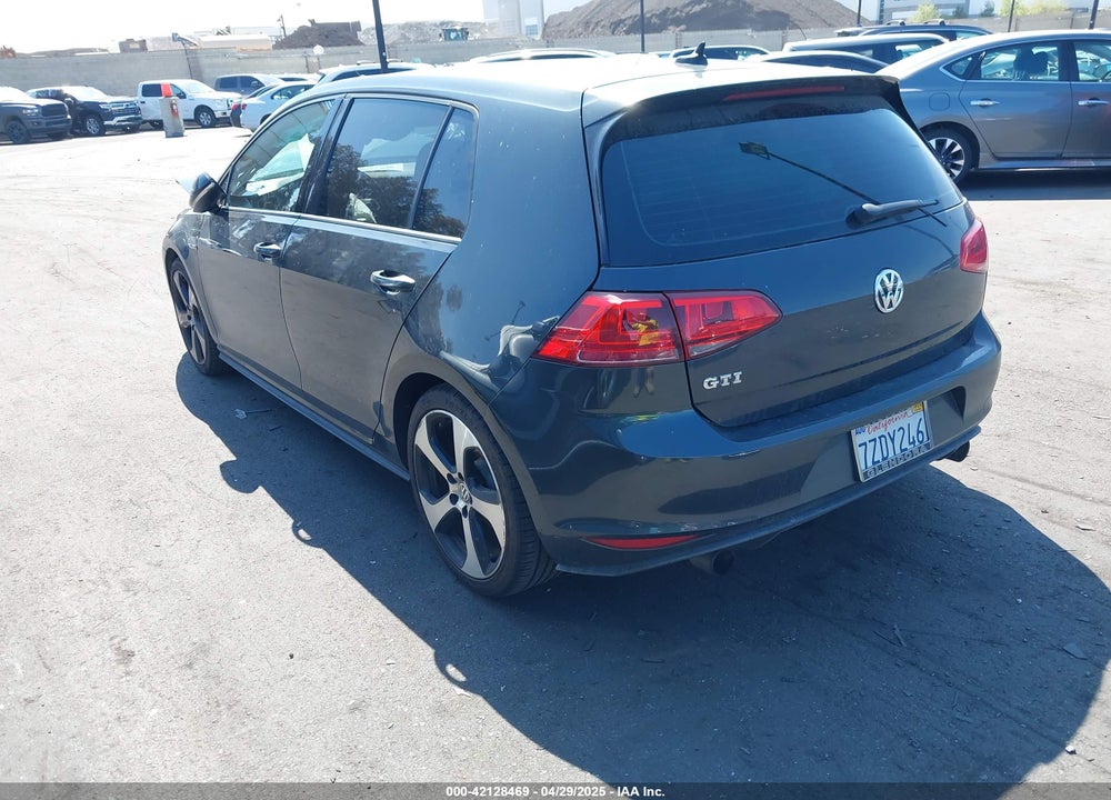 2017 VOLKSWAGEN GOLF GTI AUTOBAHN 4-DOOR/S 4-DOOR/SE 4-DOOR/SPORT 4-DOOR VIN: 3VW4T7AU8HM062268