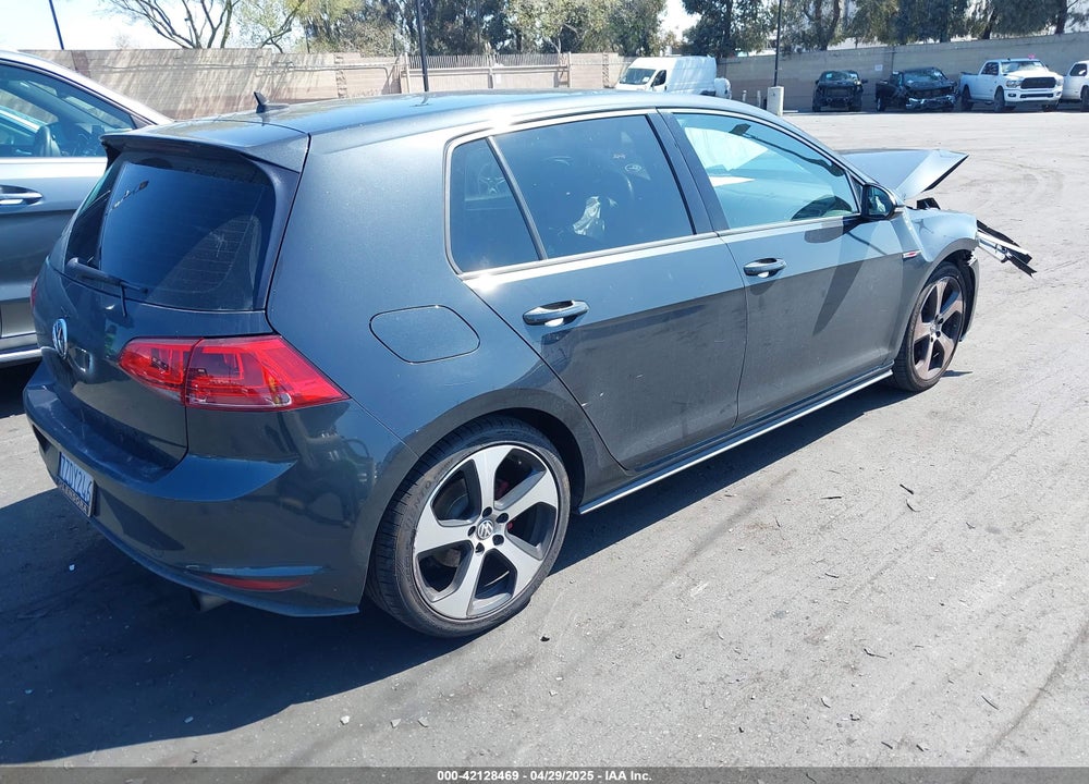 2017 VOLKSWAGEN GOLF GTI AUTOBAHN 4-DOOR/S 4-DOOR/SE 4-DOOR/SPORT 4-DOOR VIN: 3VW4T7AU8HM062268