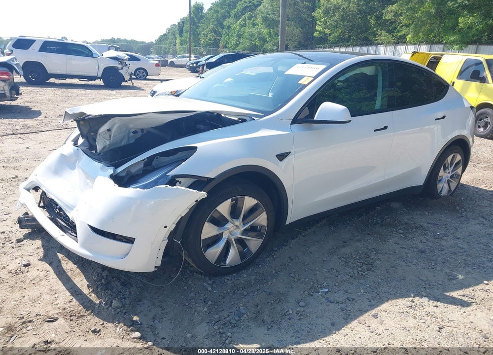 2021 TESLA MODEL Y STANDARD RANGE REAR-WHEEL DRIVE VIN: 5YJYGDED4MF192824