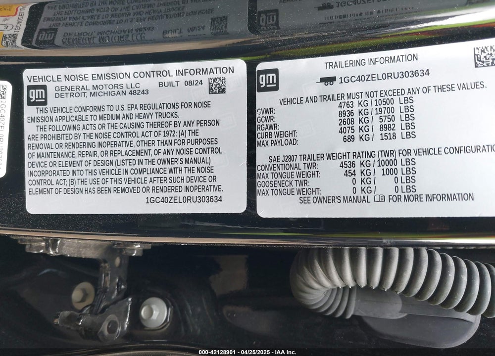 2024 CHEVROLET SILVERADO EV FIRST-EDITION RST 4WD VIN: 1GC40ZEL0RU303634