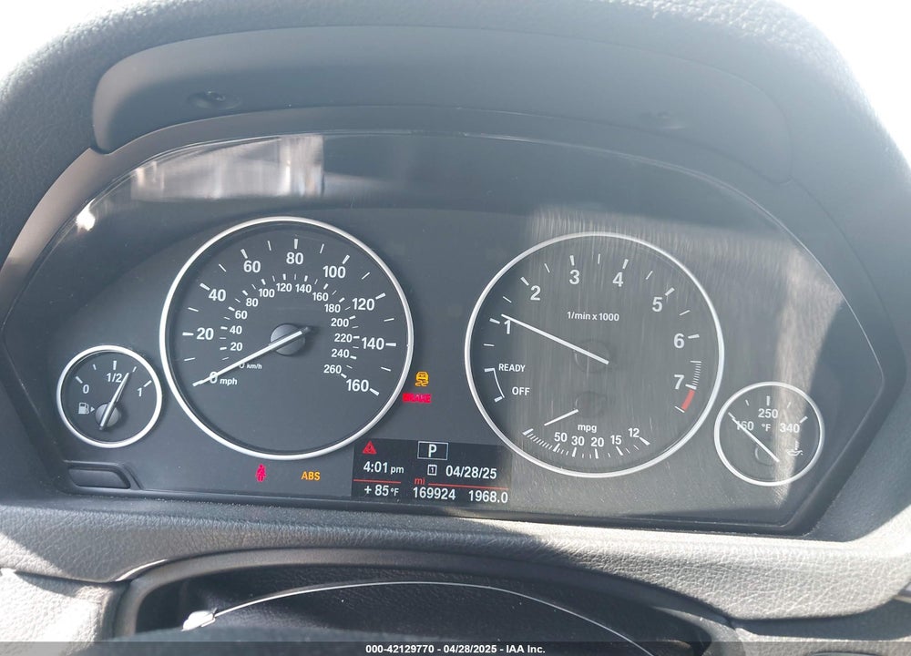 2014 BMW 328I VIN: WBA3A5C58EF605108