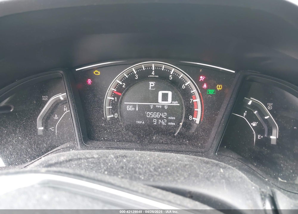 2016 HONDA CIVIC VIN: 19XFC2F58GE220472