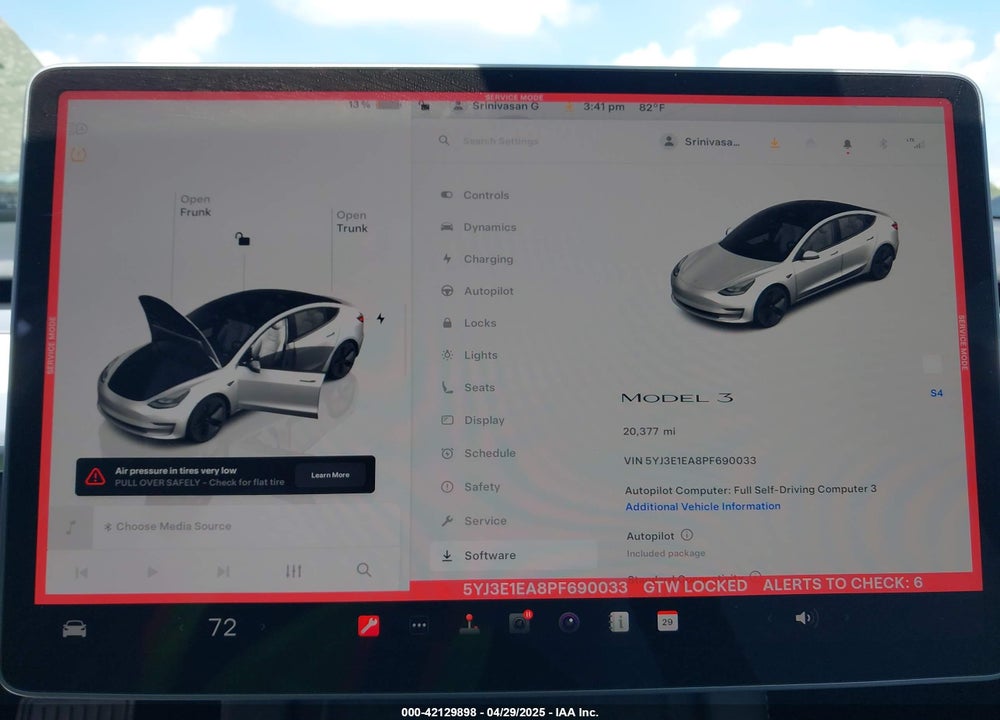 2023 TESLA MODEL 3 VIN: 5YJ3E1EA8PF690033
