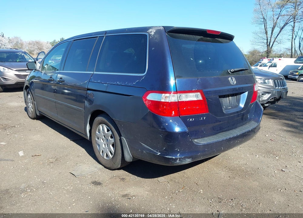 2007 HONDA ODYSSEY LX VIN: 5FNRL382X7B042550
