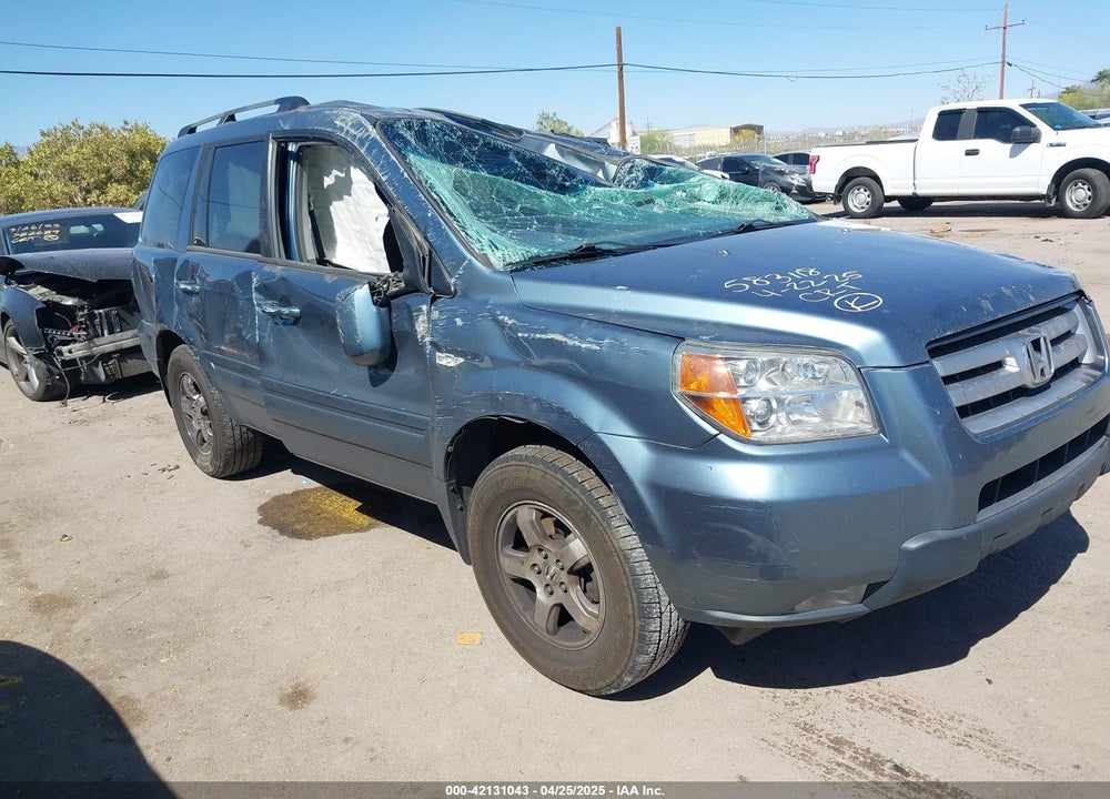 2006 HONDA PILOT EX-L VIN: 2HKYF18626H556385