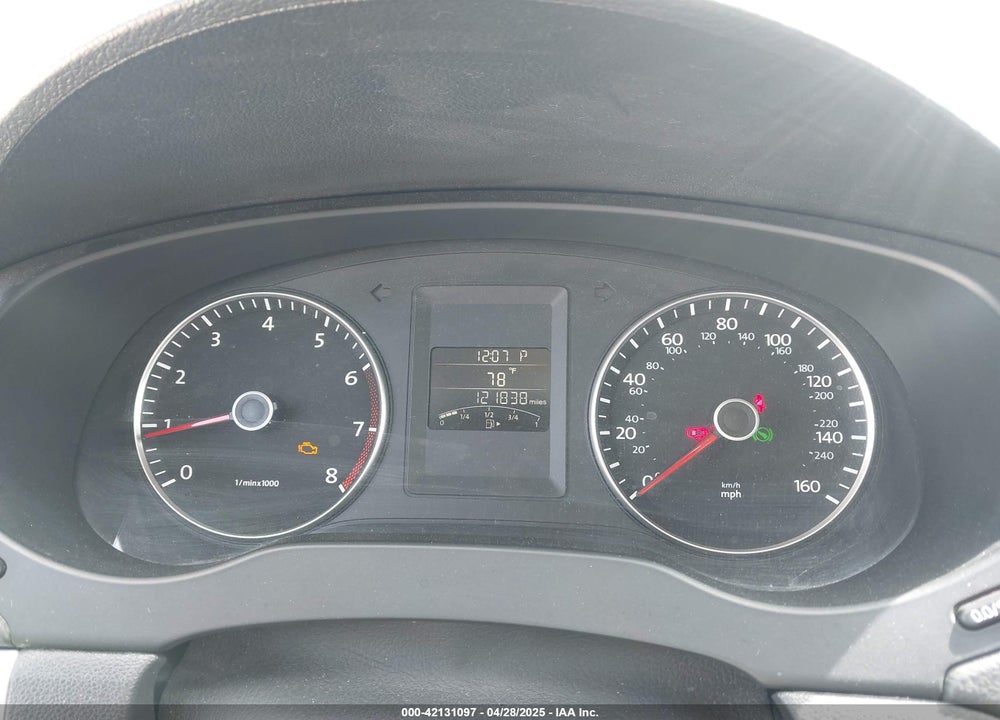 2013 VOLKSWAGEN JETTA 2.5L SE VIN: 3VWDP7AJ3DM430540