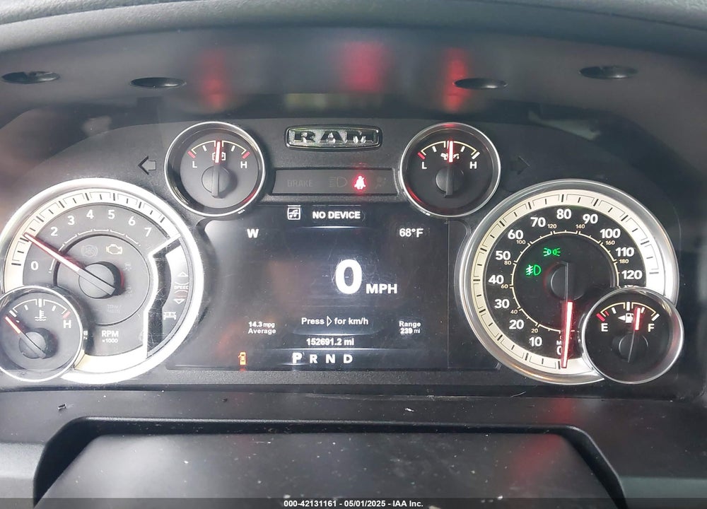 2015 RAM 1500 BIG HORN VIN: 1C6RR7TT9FS662336
