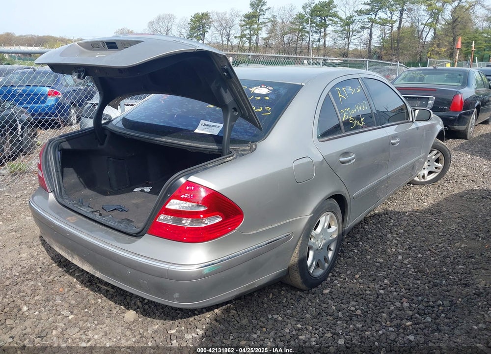 2005 MERCEDES-BENZ E 320 4MATIC VIN: WDBUF82JX5X168343