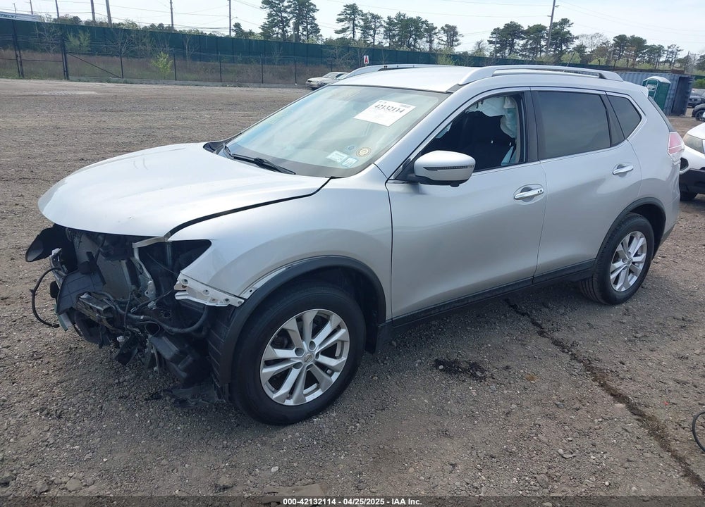 2016 NISSAN ROGUE SV VIN: KNMAT2MV6GP601878