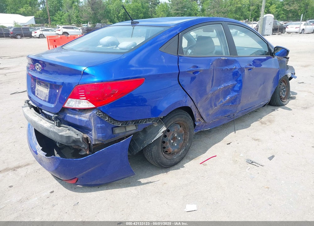 2014 HYUNDAI ACCENT VIN: KMHCT4AE5EU713722