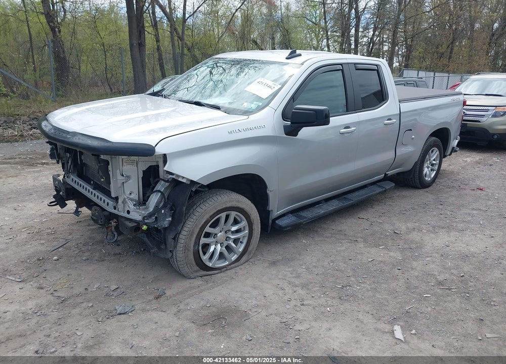 2021 CHEVROLET SILVERADO 1500 4WD DOUBLE CAB STANDARD BED RST VIN: 1GCRYEED9MZ119188