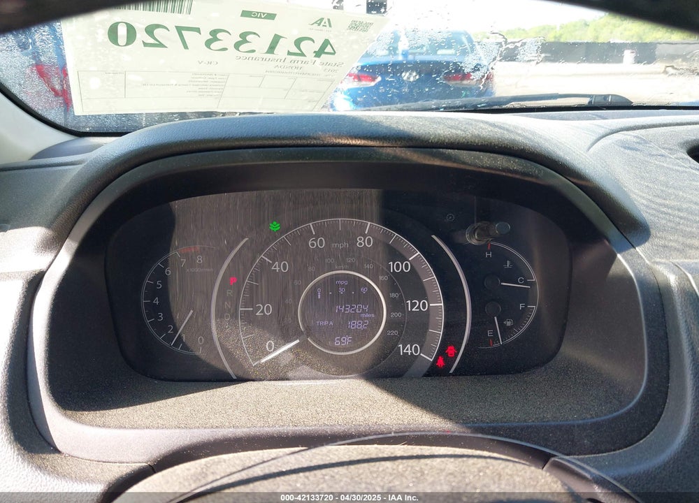 2013 HONDA CR-V VIN: 2HKRM4H77DH602004