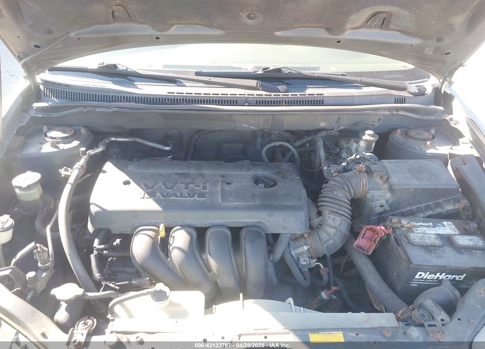 2008 TOYOTA COROLLA LE VIN: 2T1BR32E78C926423