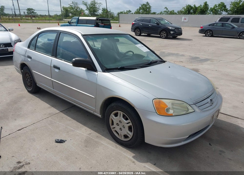 2001 HONDA CIVIC VIN: 2HGES16571H586185
