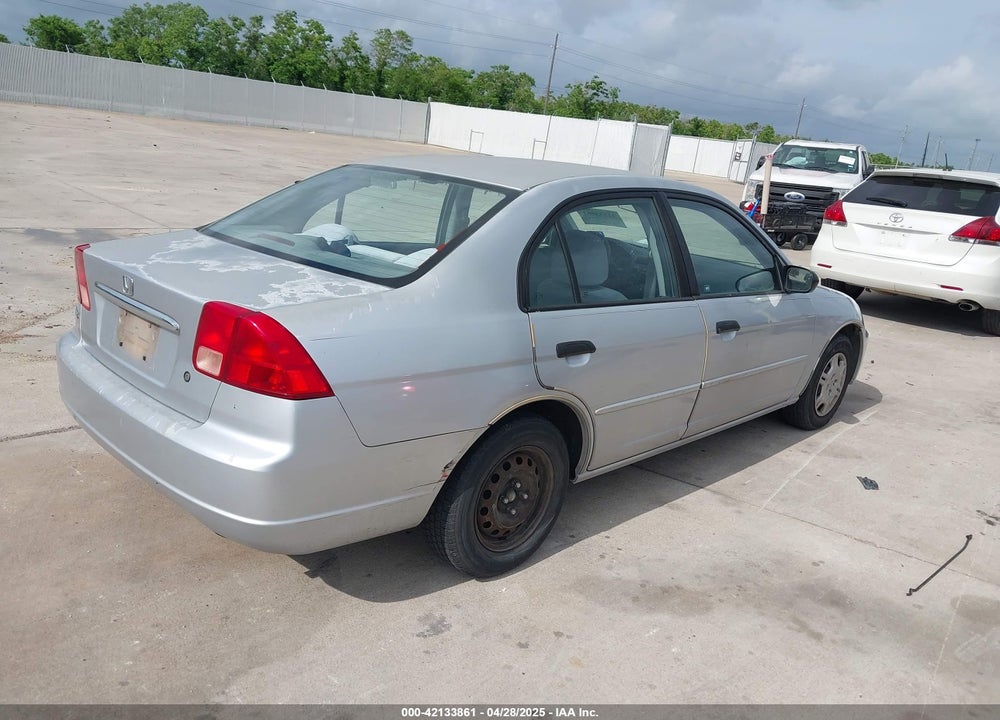 2001 HONDA CIVIC VIN: 2HGES16571H586185