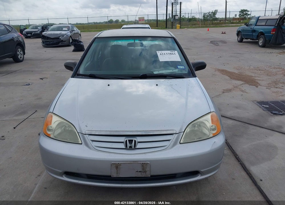 2001 HONDA CIVIC VIN: 2HGES16571H586185