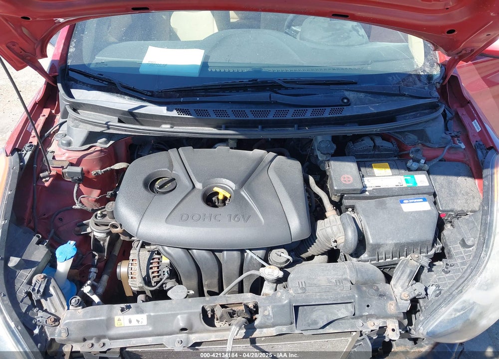 2013 HYUNDAI ELANTRA GLS VIN: KMHDH4AE5DU805207