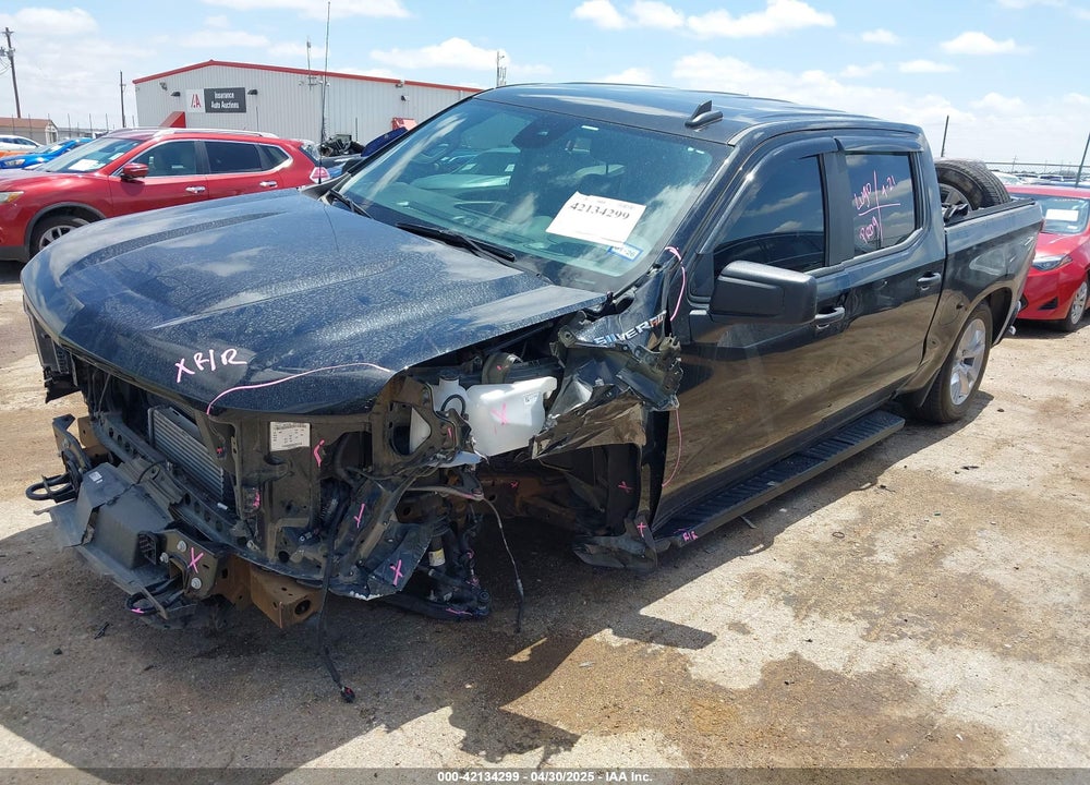 2024 CHEVROLET SILVERADO 1500 2WD SHORT BED CUSTOM VIN: 3GCPABEK5RG290018