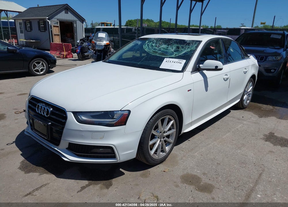 2014 AUDI A4 2.0T PREMIUM VIN: WAUEFAFL2EA076247