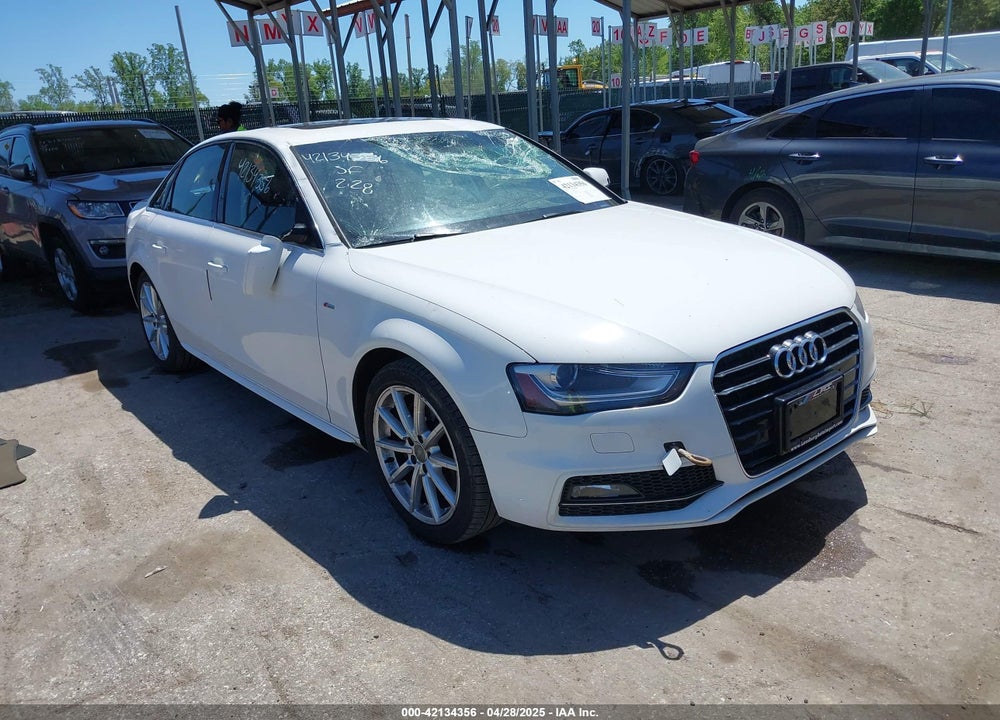2014 AUDI A4 2.0T PREMIUM VIN: WAUEFAFL2EA076247