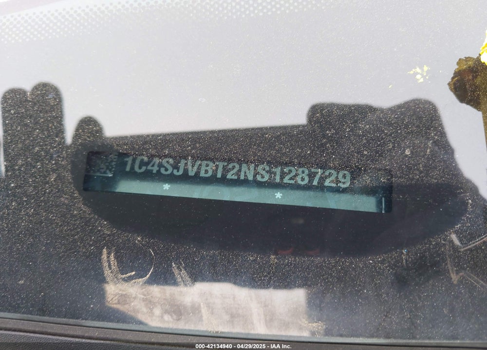2022 JEEP WAGONEER VIN: 1C4SJVBT2NS128729