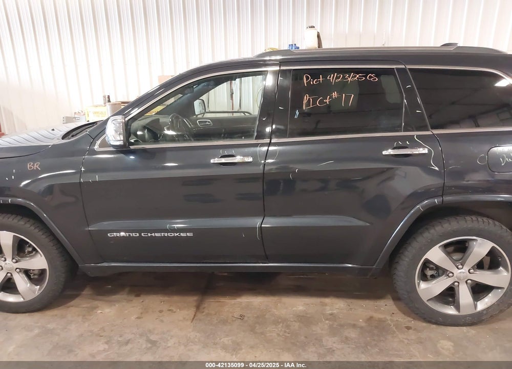 2015 JEEP GRAND CHEROKEE OVERLAND VIN: 1C4RJFCG6FC608144