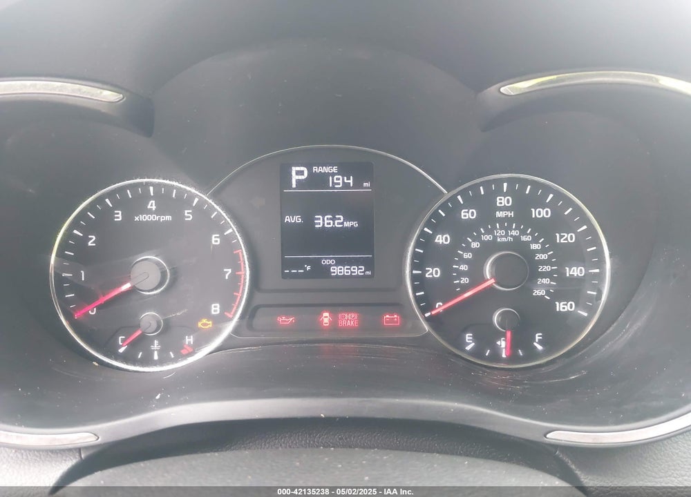 2017 KIA FORTE LX VIN: 3KPFK4A73HE011407