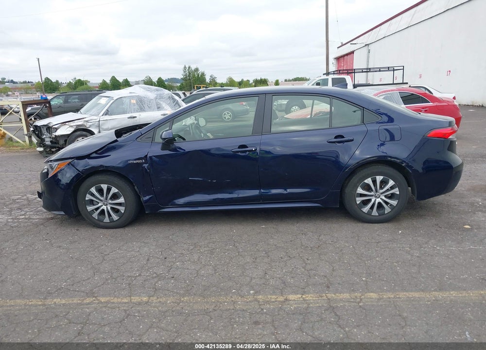 2021 TOYOTA COROLLA HYBRID LE VIN: JTDEAMDE1MJ001447