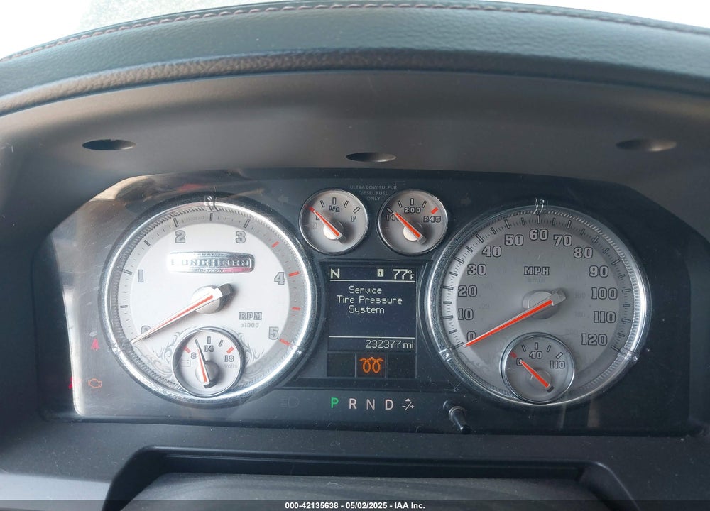 2012 RAM 2500 LAIE LONGHORN/LIMITED EDITION VIN: 3C6UD5GL8CG182590