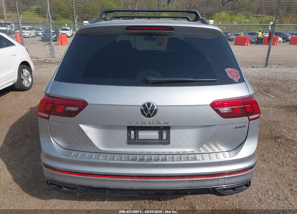 2022 VOLKSWAGEN TIGUAN 2.0T SE R-LINE BLACK VIN: 3VV8B7AX7NM030703