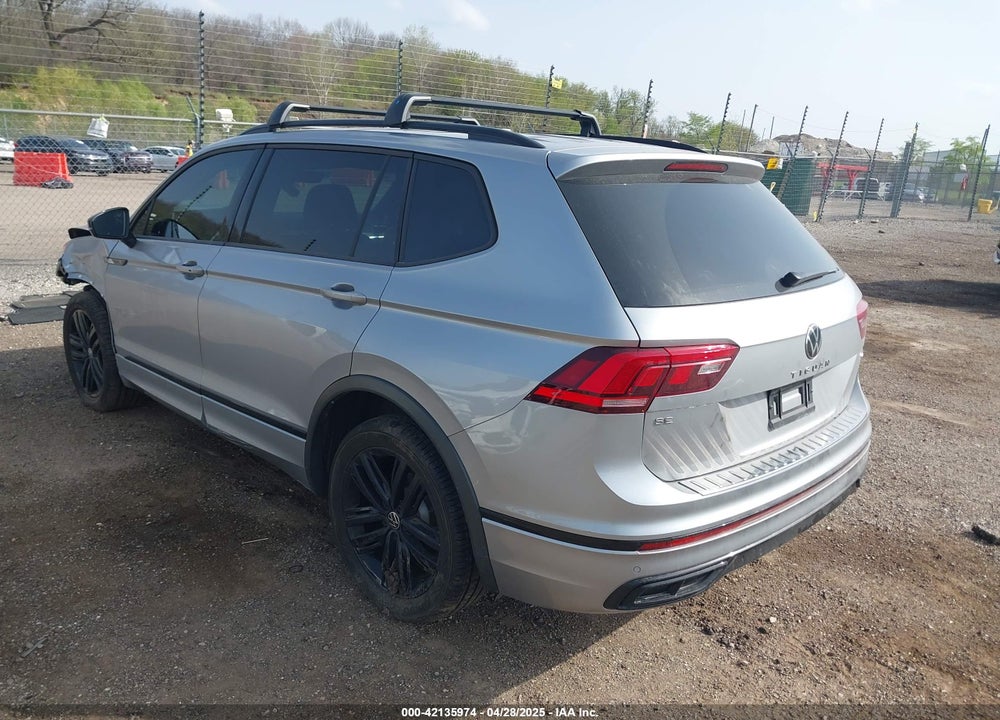2022 VOLKSWAGEN TIGUAN 2.0T SE R-LINE BLACK VIN: 3VV8B7AX7NM030703