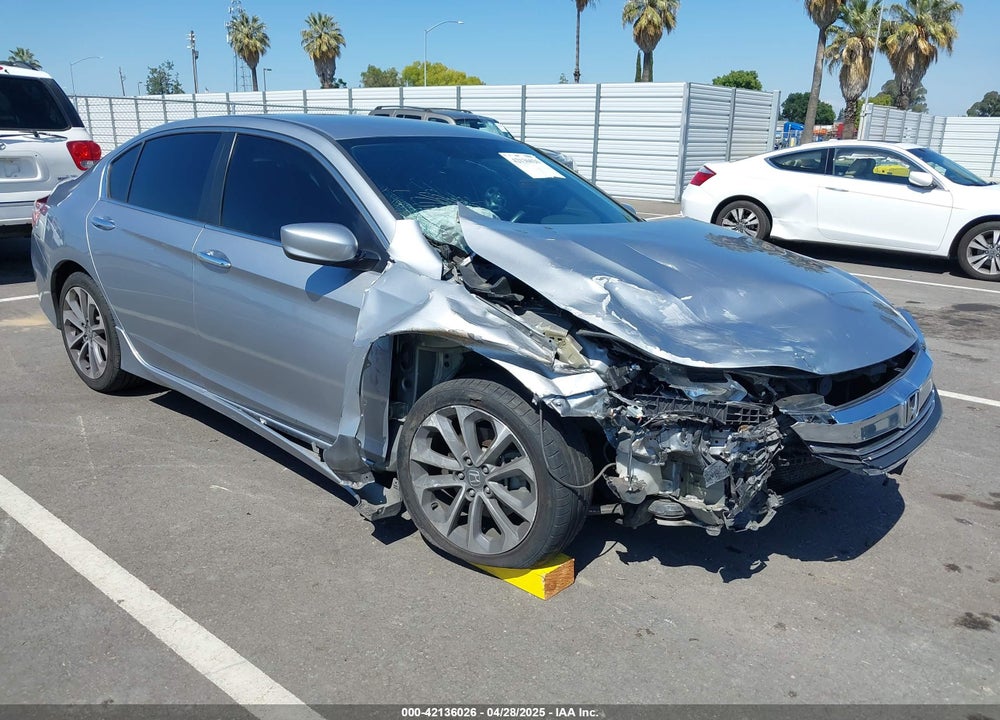 2017 HONDA ACCORD SPORT VIN: 1HGCR2F51HA044842