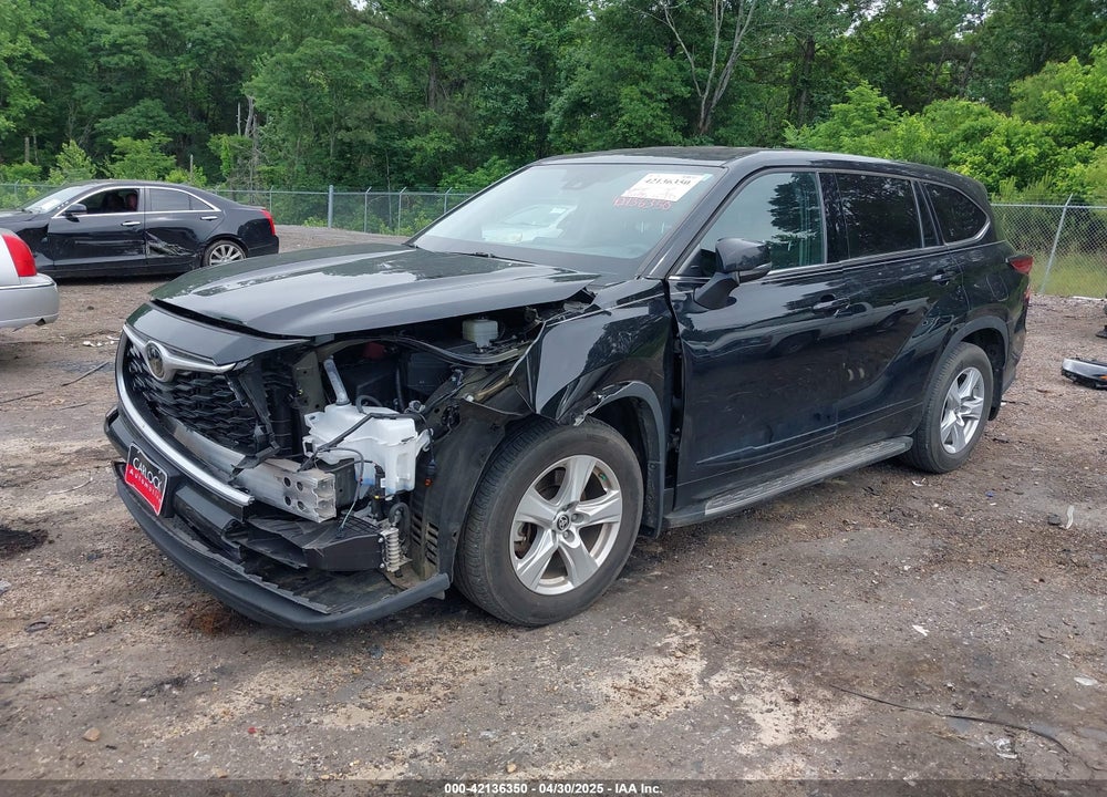 2022 TOYOTA HIGHLANDER LE VIN: 5TDZZRAH3NS558032