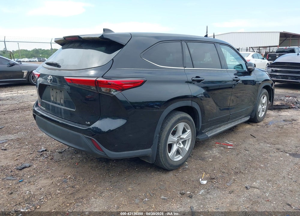 2022 TOYOTA HIGHLANDER LE VIN: 5TDZZRAH3NS558032