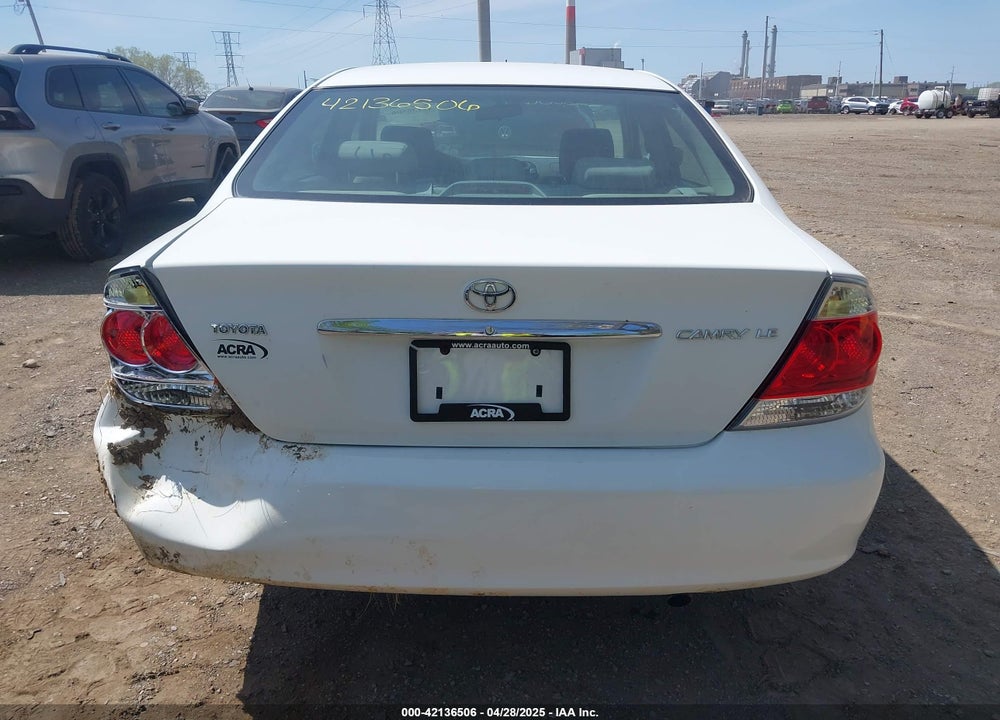 2005 TOYOTA CAMRY LE VIN: 4T1BE30K05U620713