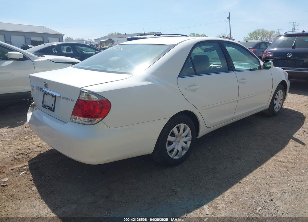 2005 TOYOTA CAMRY LE VIN: 4T1BE30K05U620713