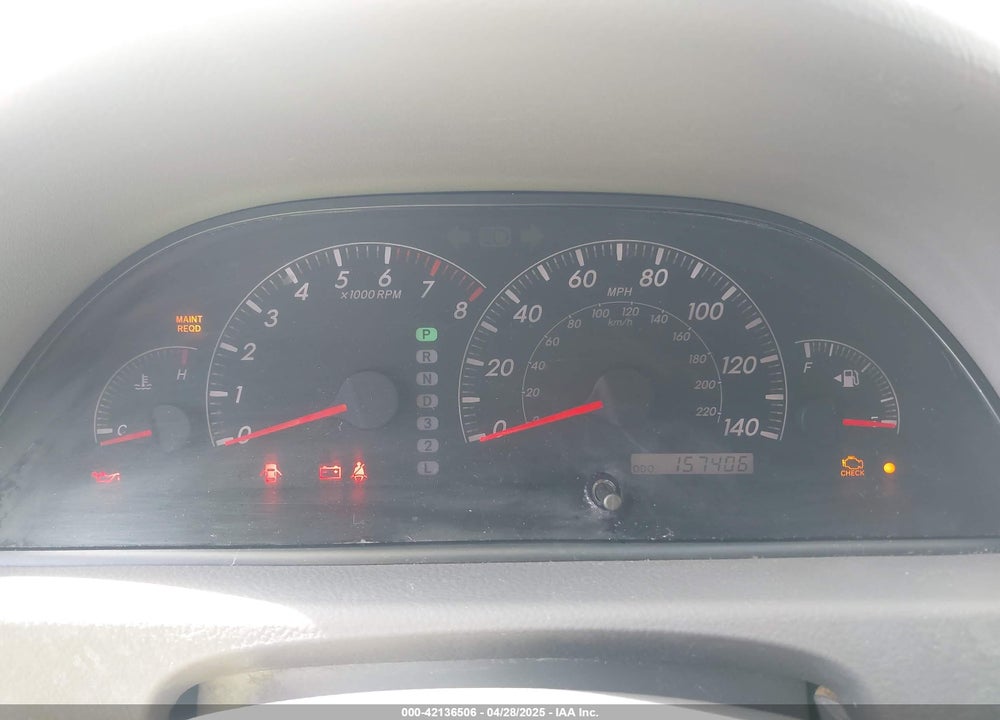 2005 TOYOTA CAMRY LE VIN: 4T1BE30K05U620713