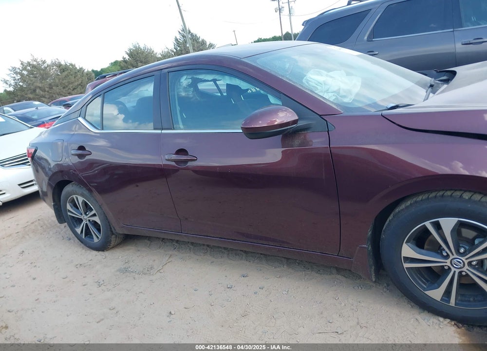2022 NISSAN SENTRA SV XTRONIC CVT VIN: 3N1AB8CV8NY261686