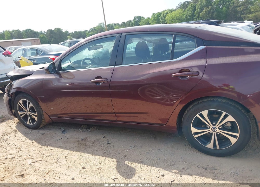 2022 NISSAN SENTRA SV XTRONIC CVT VIN: 3N1AB8CV8NY261686