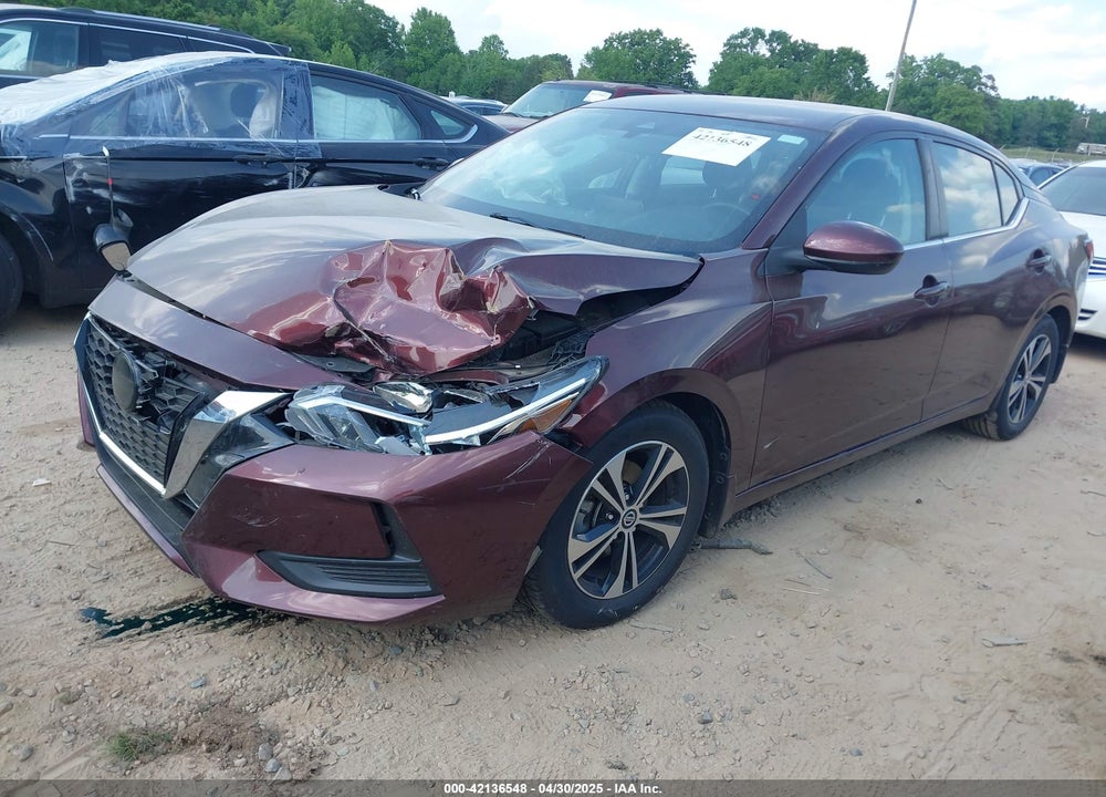 2022 NISSAN SENTRA SV XTRONIC CVT VIN: 3N1AB8CV8NY261686