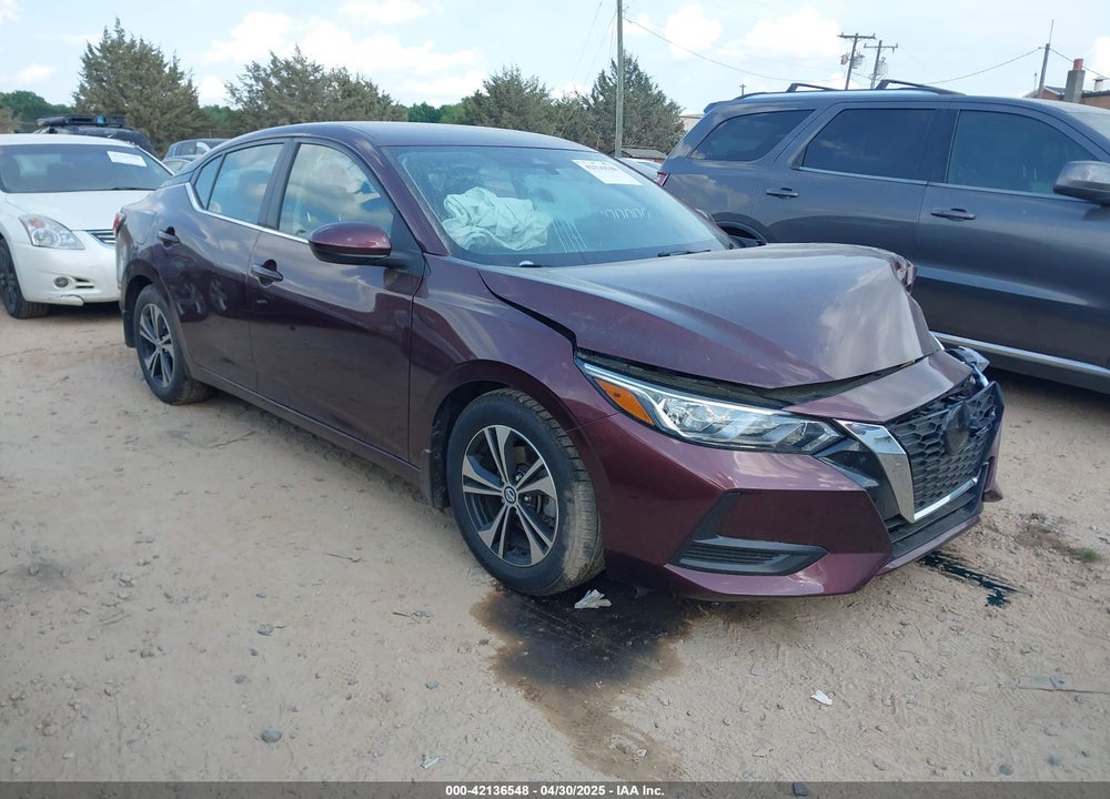 2022 NISSAN SENTRA SV XTRONIC CVT VIN: 3N1AB8CV8NY261686