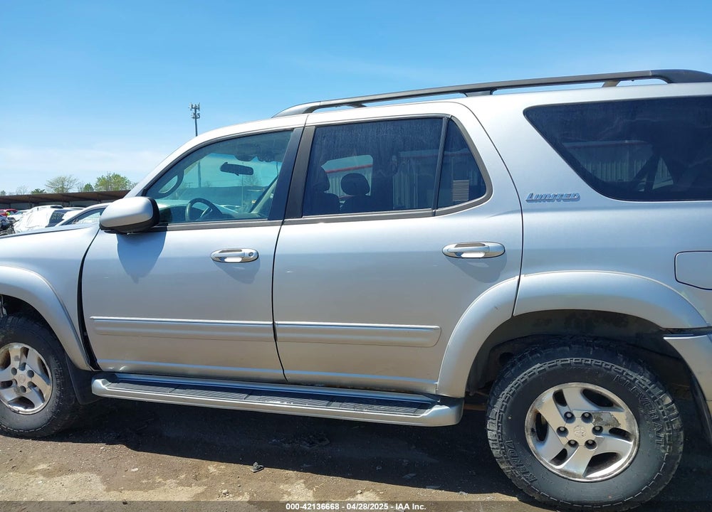 2002 TOYOTA SEQUOIA LIMITED V8 VIN: 5TDBT48A12S059689