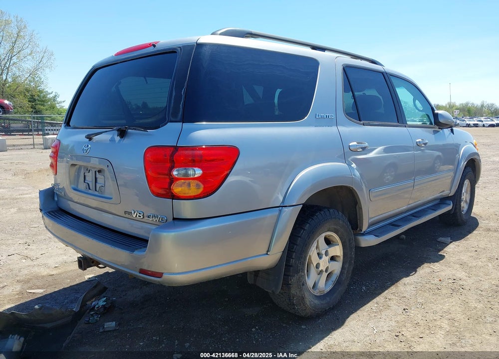 2002 TOYOTA SEQUOIA LIMITED V8 VIN: 5TDBT48A12S059689