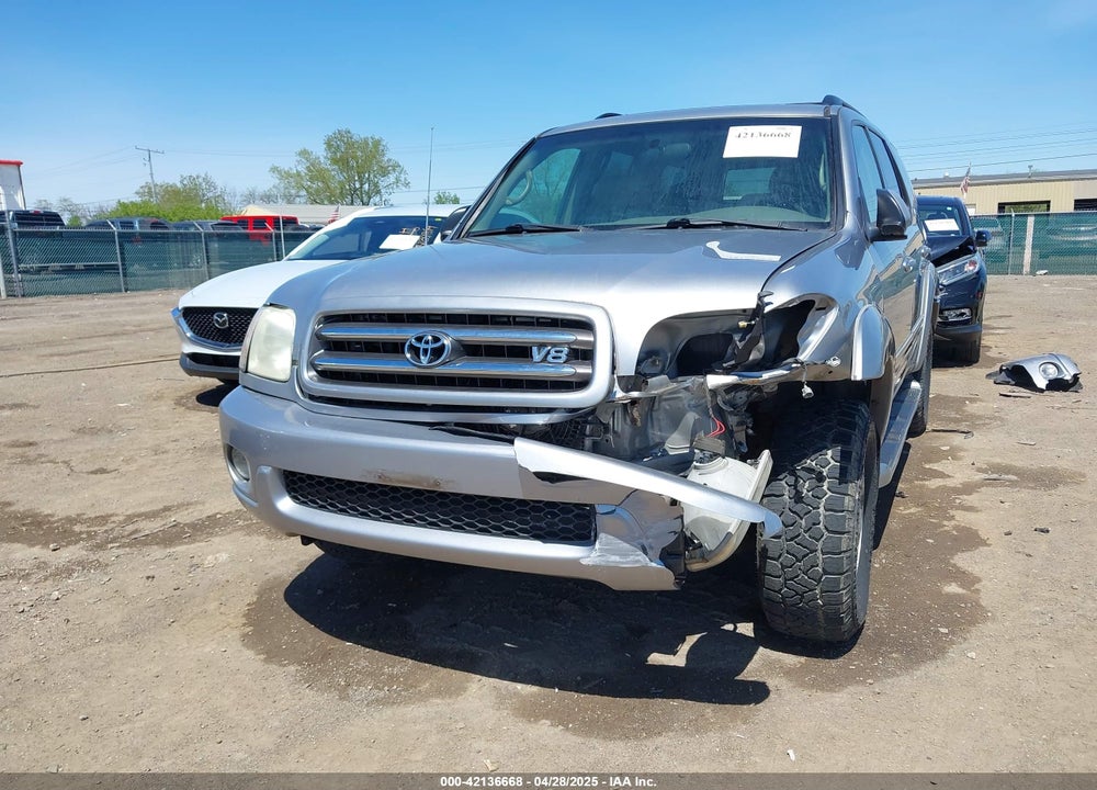 2002 TOYOTA SEQUOIA LIMITED V8 VIN: 5TDBT48A12S059689