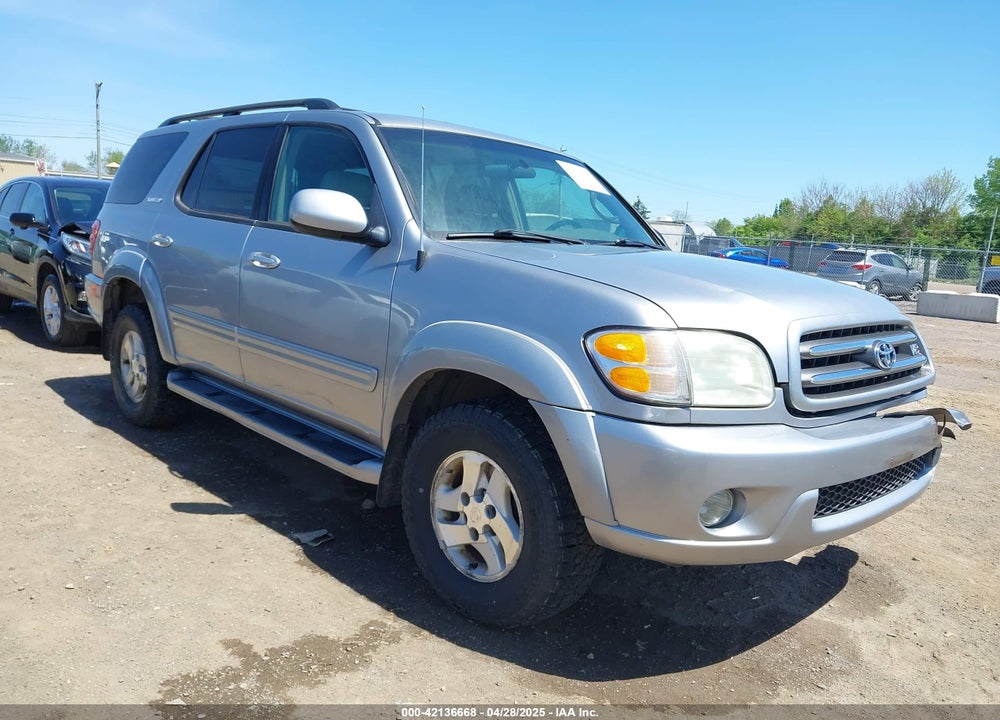 2002 TOYOTA SEQUOIA LIMITED V8 VIN: 5TDBT48A12S059689