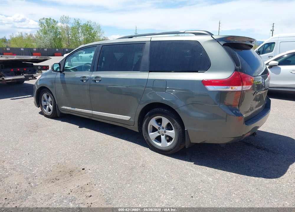 2012 TOYOTA SIENNA LE V6 8 PASSENGER VIN: 5TDKK3DC3CS185395