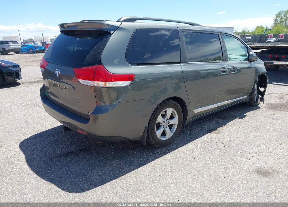 2012 TOYOTA SIENNA LE V6 8 PASSENGER VIN: 5TDKK3DC3CS185395